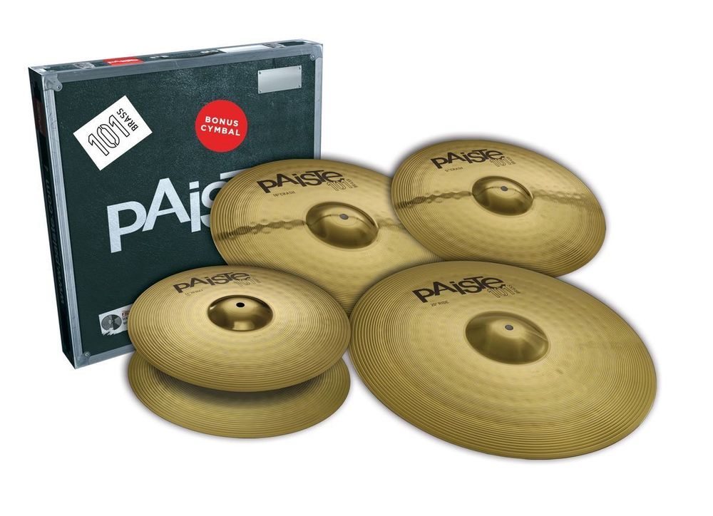 Набор Тарелок (14&quot;/ 16&quot;/ 20&quot;+14&quot; Free) Paiste 101 Brass Universal Set + Bonus 14