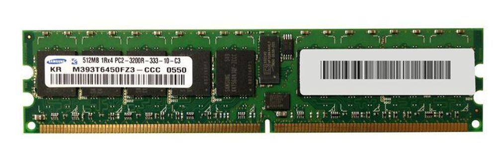 Оперативная память Samsung 512Mb DDR2 ECC PC2-3200R M393T6450FZ3-CCC