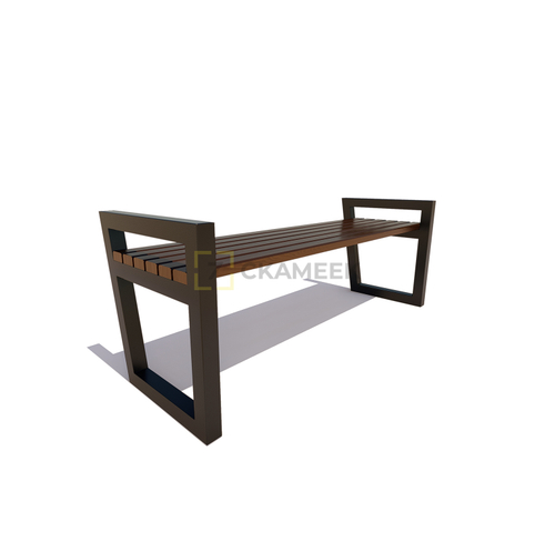 Скамейка садовая «Муром» без спинки (0,6 м лиственница,30х60)