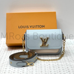 Сумка Lockme Tender Louis Vuitton Blue Nuage