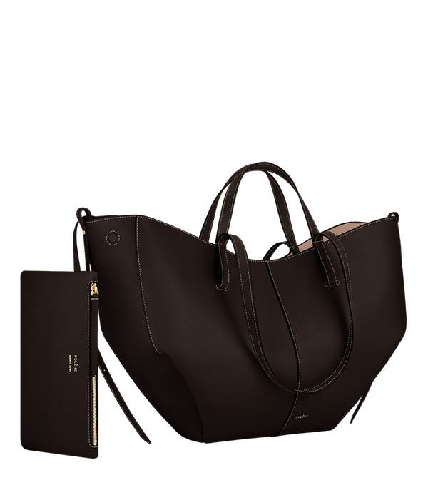 Сумка Polene Cyme EDITION TEXTURED EBONY