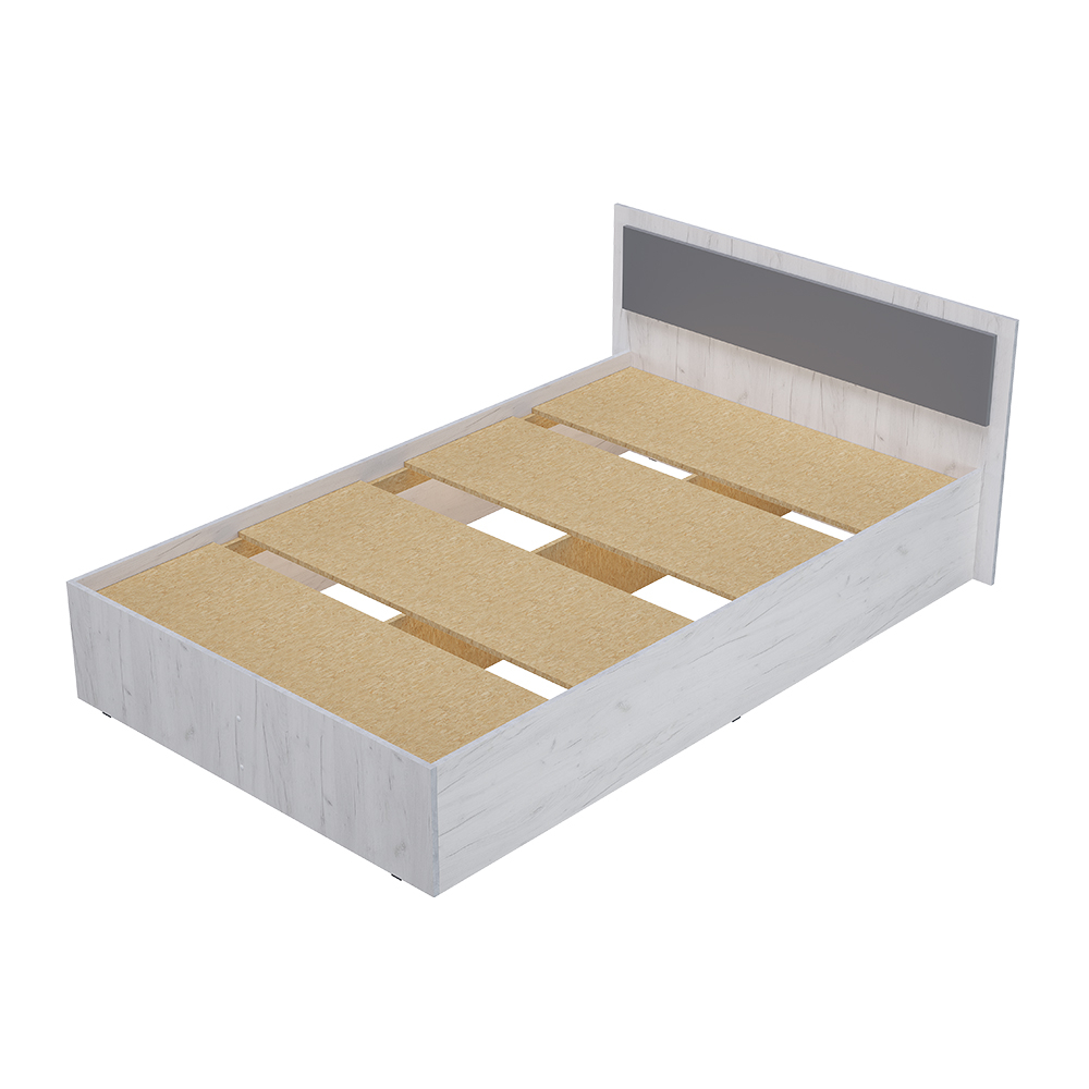 Корпус кровати 1.2м LIGHT Фиеста (без основания)