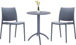 Комплект пластиковой мебели Octopus Maya, серый