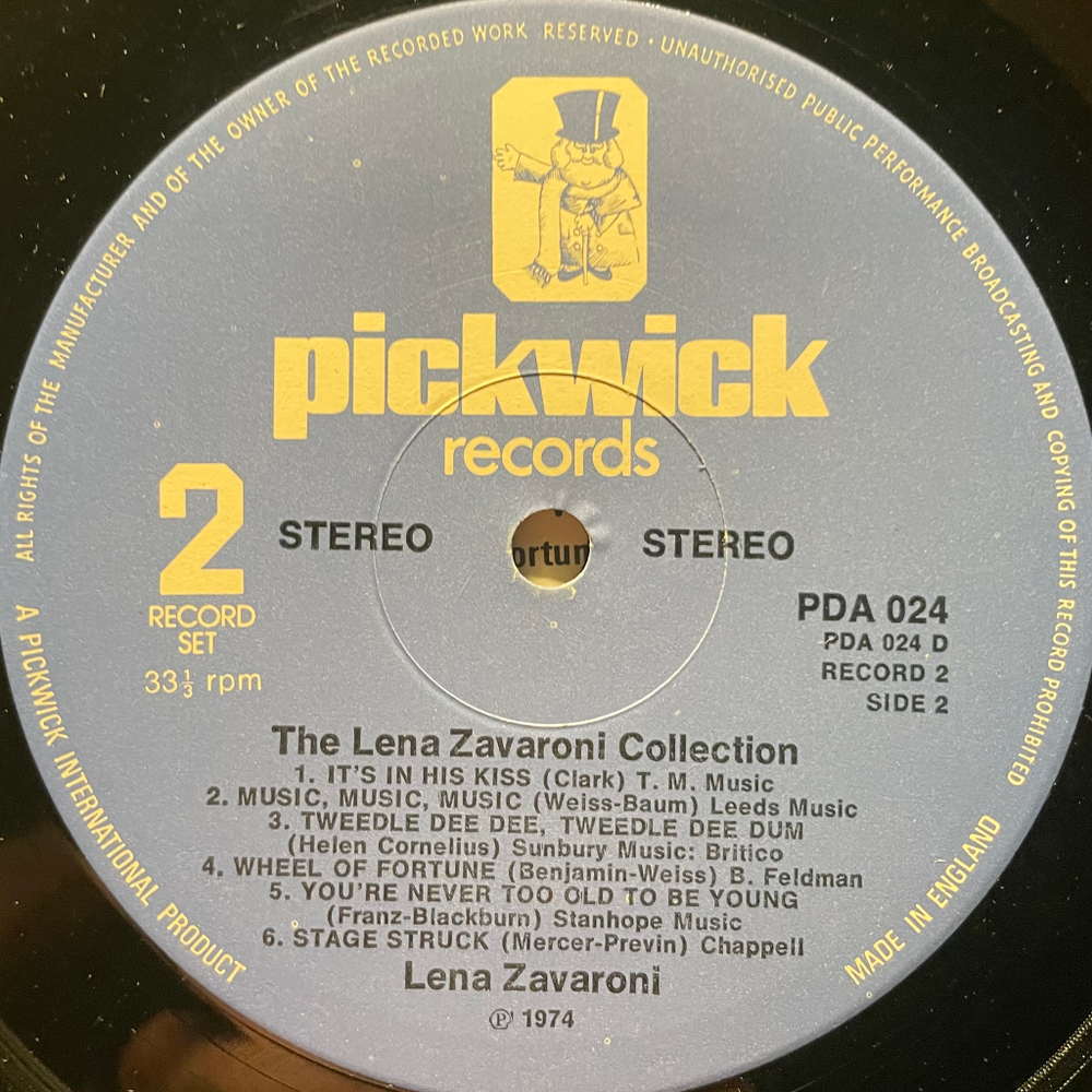Lena Zavaroni ‎– The Lena Zavaroni Collection 2LP (Англия 1974г.)