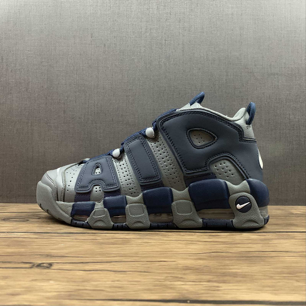 Nike Air More Uptempo Cool Grey Midnight Navy