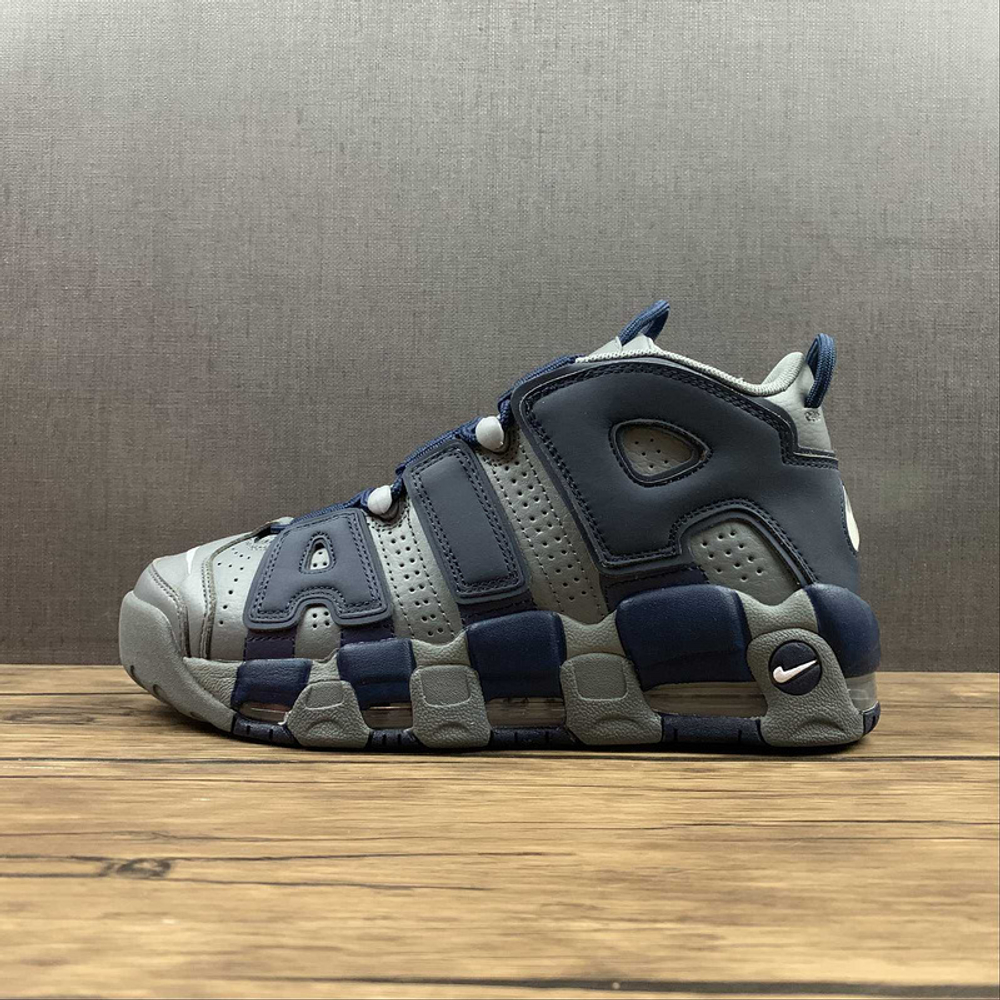 Купить в Москве кроссовки Nike Air More Uptempo Cool Grey Midnight Navy