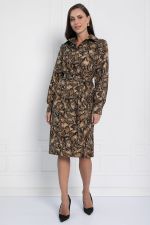 Платье Королевская кобра (кофейное) П12648-15 LT Collection