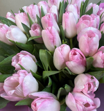 Букет розовых тюльпанов 49 шт.