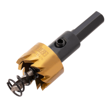 Коронка по металлу HSS, 21 мм, нитридтитановое покрытие //Denzel 724102