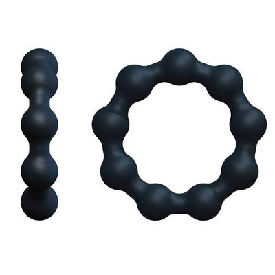 Темно-серое эрекционное кольцо Maximize Ring (Цвет: черный)