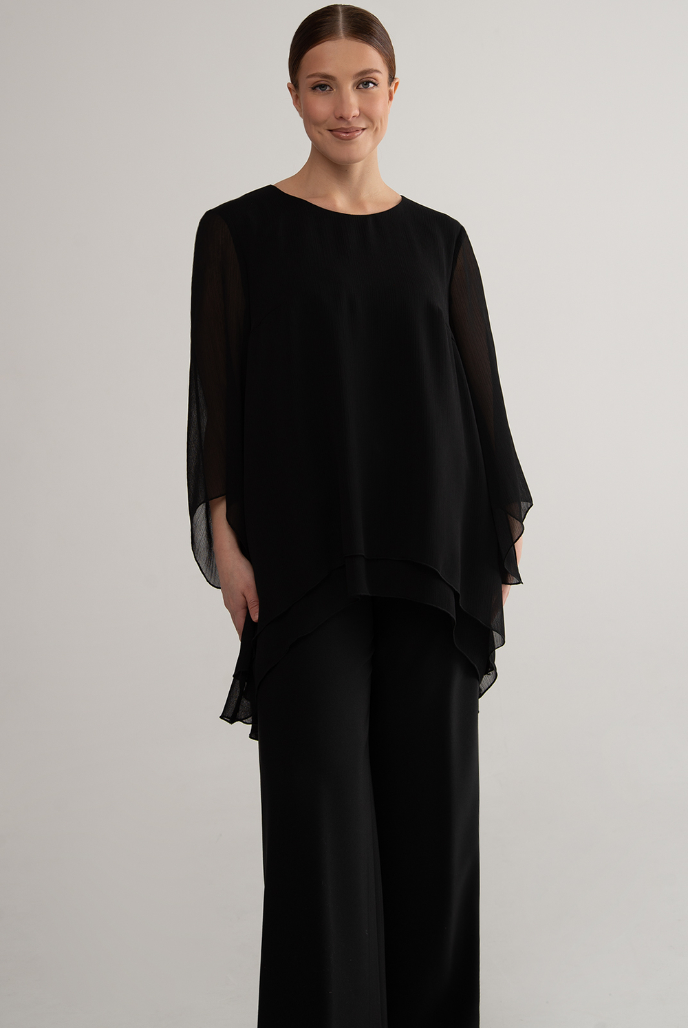 Туника 4696А, черный #295Че204696А