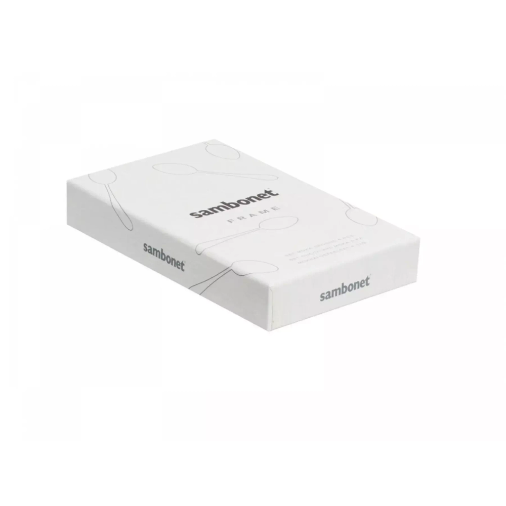 Sambonet - Набор из 6 золотых ложек для эспрессо Taste PVD / артикул   52553G37  / GTIN 8014808166723