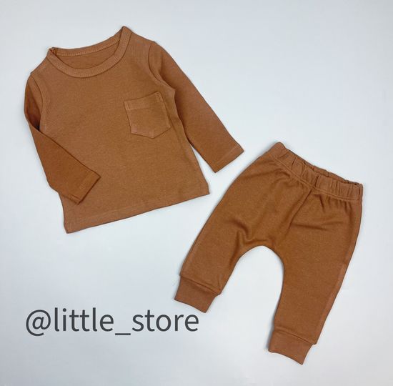 Комплект хлопковый, Шоколад