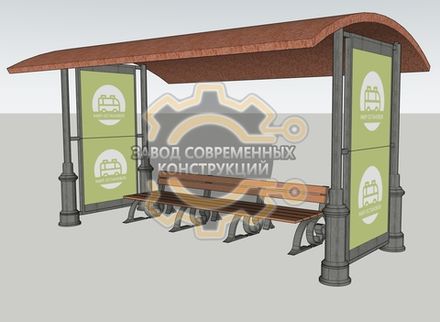 Фигурные чугунные остановки