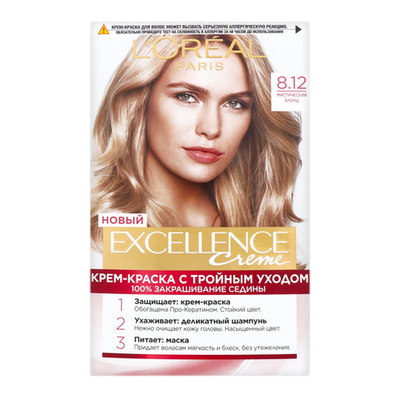 L'OREAL Excellence 8,12 Мистический блонд