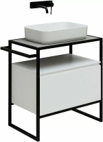 Тумба с раковиной Allen Brau Priority 70 1.31001.WM белый матовый