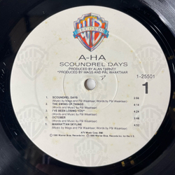 Винтажная виниловая пластинка LP A Ha Scoundrel Days (США 1986)