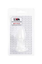 Анальная втулка Toyfa белая 8 см