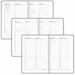 Ежедневник недатированный А5 (138х213 мм), BRAUBERG VISTA, под кожу, гибкий, 136 л., "Birds", 112021