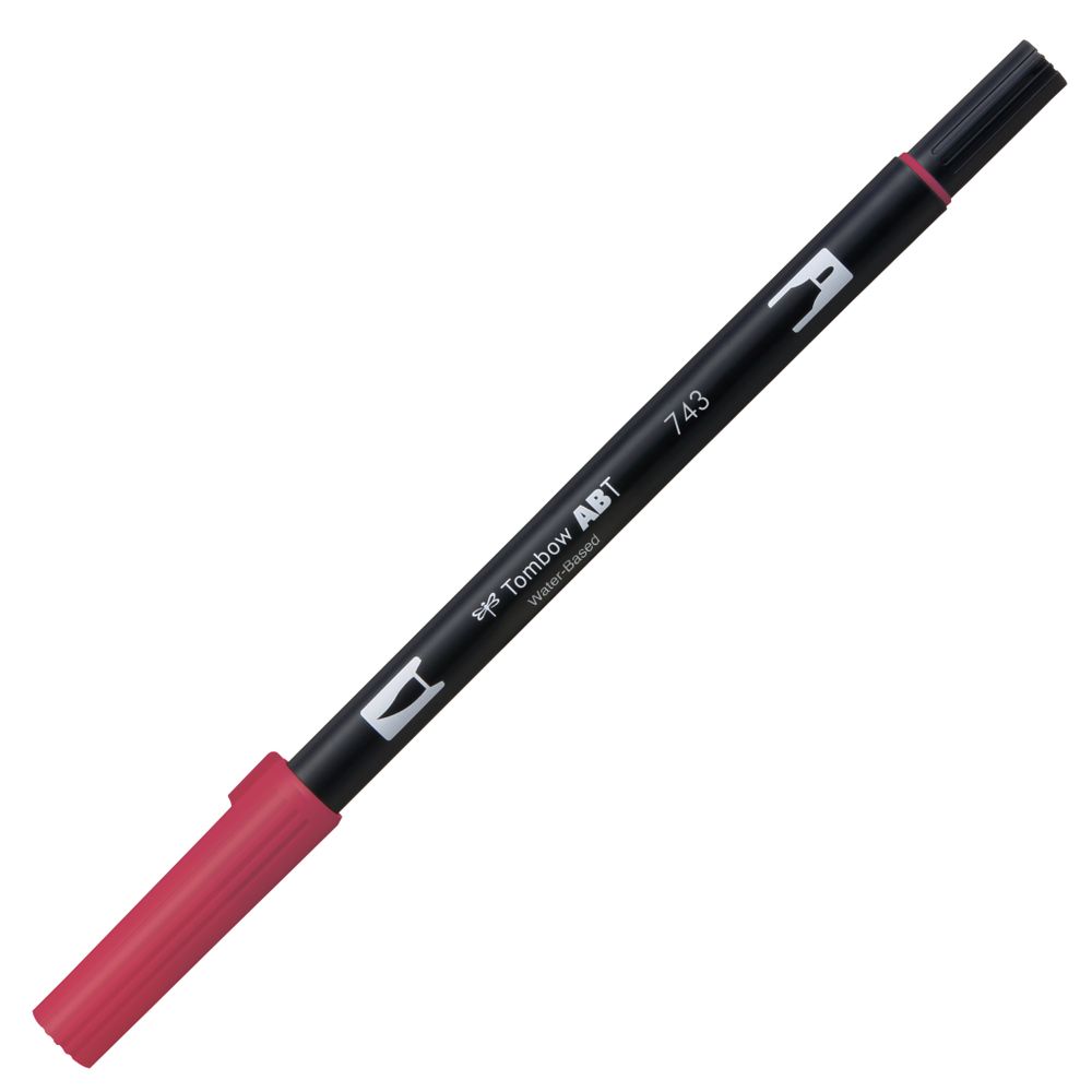 Tombow ABT Dual Brush Pen: 743 Hot Pink