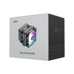 Кулер для процессора Ocypus Delta A62 BK ARGB, 2x120mm ARGB FAN, 6 PIPES, 4-PIN PWM, 500-2000 RPM, 29DBA