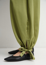 Брюки Аладдины салатовый