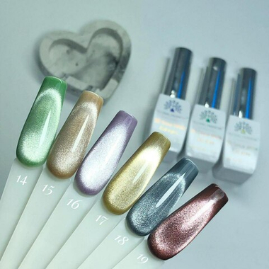 ГЕЛЬ ЛАК КОШАЧИЙ ГЛАЗ 3D SNOW WHITE 14