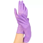 Перчатки нитриловые смотровые NitriMAX нестерильные неопудренные текстурированные размер XL сиреневый 50 пар