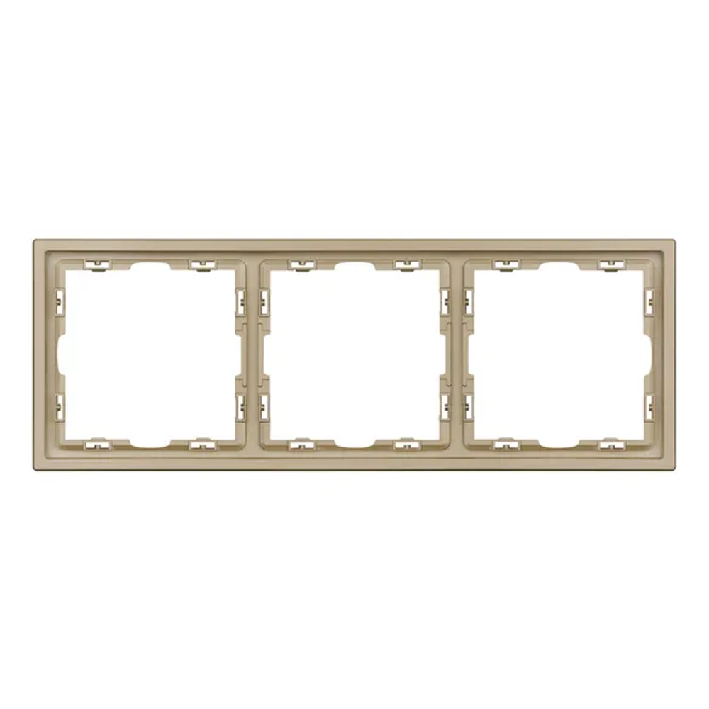 Рамка пластиковая FRM-NOBE-SFPL-3-GD (Arlight, -) 054221