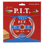 Диск пильный по дереву P.I.T. 180x20x1,4 мм,  24T Carbide, зуб ATB 15° (ACTW14-180T24)