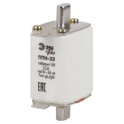 Плавкий предохранитель ЭРА PRO ppn-33-00-32 ППН-33, габарит 00, 32А
