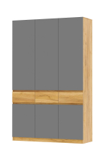 Шкаф 3-х ств. с ящиками Бостон