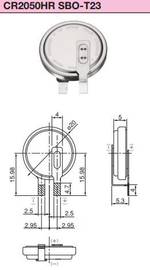 Элемент питания CR2050HR SBO-T23  Maxell