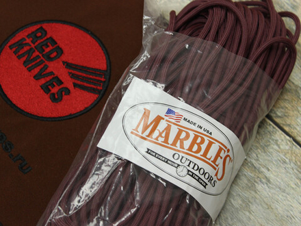 Паракорд Marbles USA 550 (7 жил), цвет бургунди - 1 метр