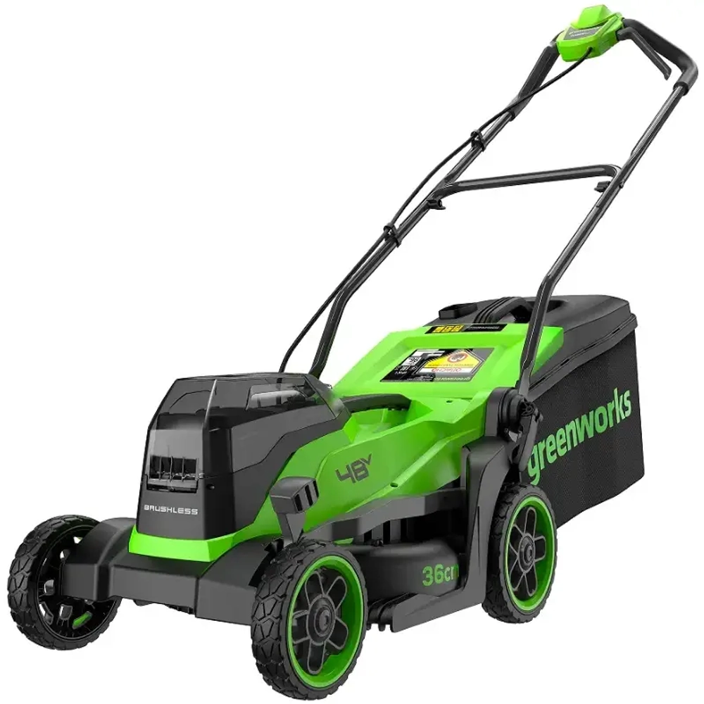 Аккумуляторная газонокосилка Greenworks GD24X2LM361 (2 x 4 Ач, ЗУ) 2520707UD
