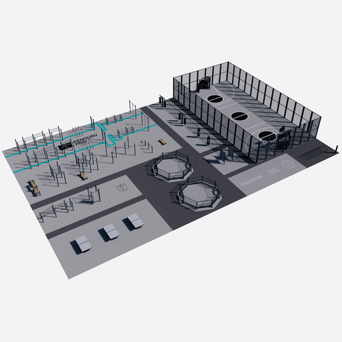 Спортивный кластер №6 ( 34 х 53 м)