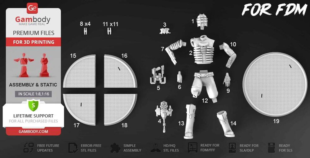 Фигурка Айзек Кларк Isaac Clarke Dead Space