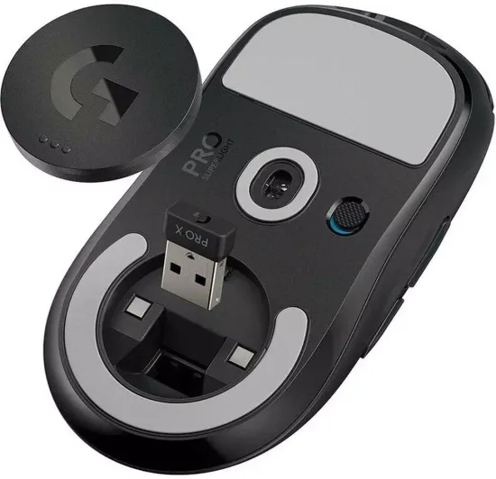 Беспроводная игровая мышь Logitech Pro X Superlight, черный 910-005881
