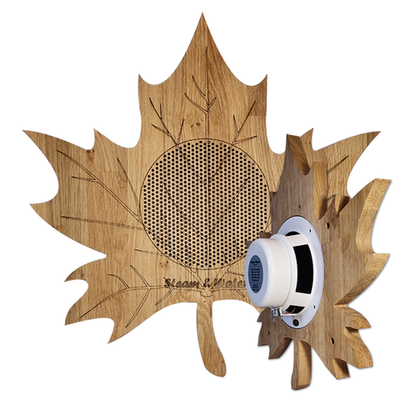 Влагостойкий динамик с декоративной дубовой сеткой SW 525 Wood MAPLE (КЛЁН), для бани и сауны