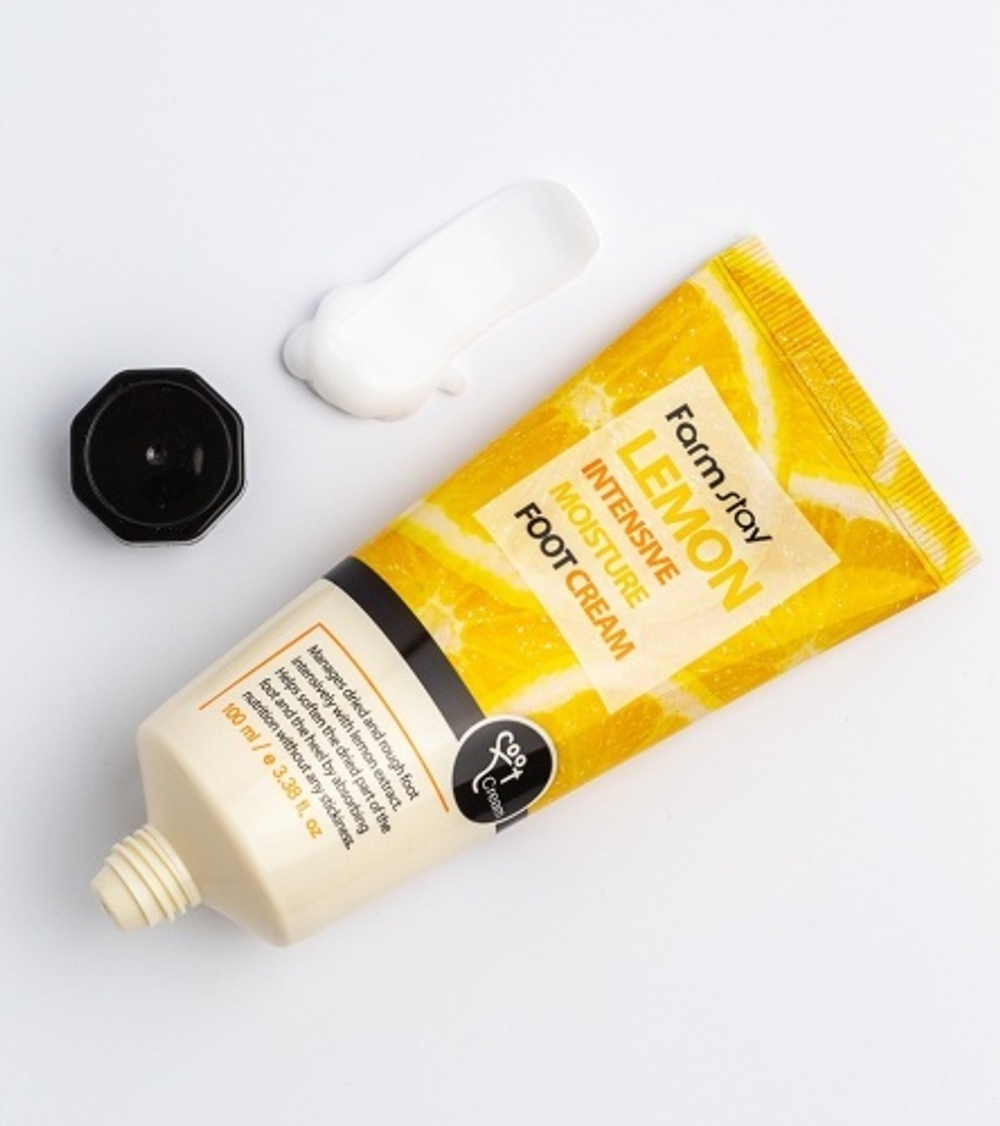 Крем для ног FarmStay Lemon Intensive Moisture Foot Cream