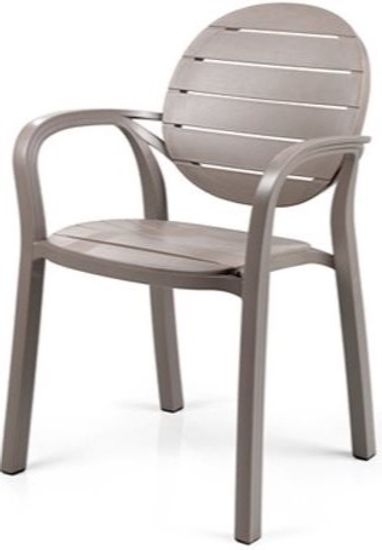 Кресло пластиковое Palma тортора Италия