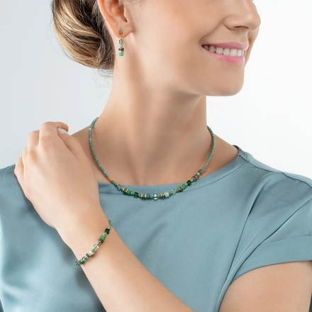 Колье Coeur de Lion Green 4565/10-0500