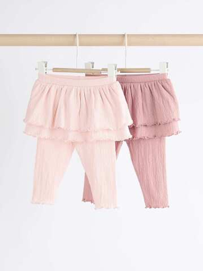 Легинсы для малышей Next Q95-309, 2 шт., Розовый