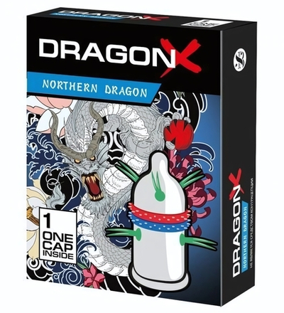 Презерватив Sitabella Dragon NORTHERN с эластичными усиками (Цвет: прозрачный)