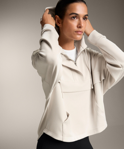 Oysho Толстовка из мягкого модала с застежкой-молнией, норка