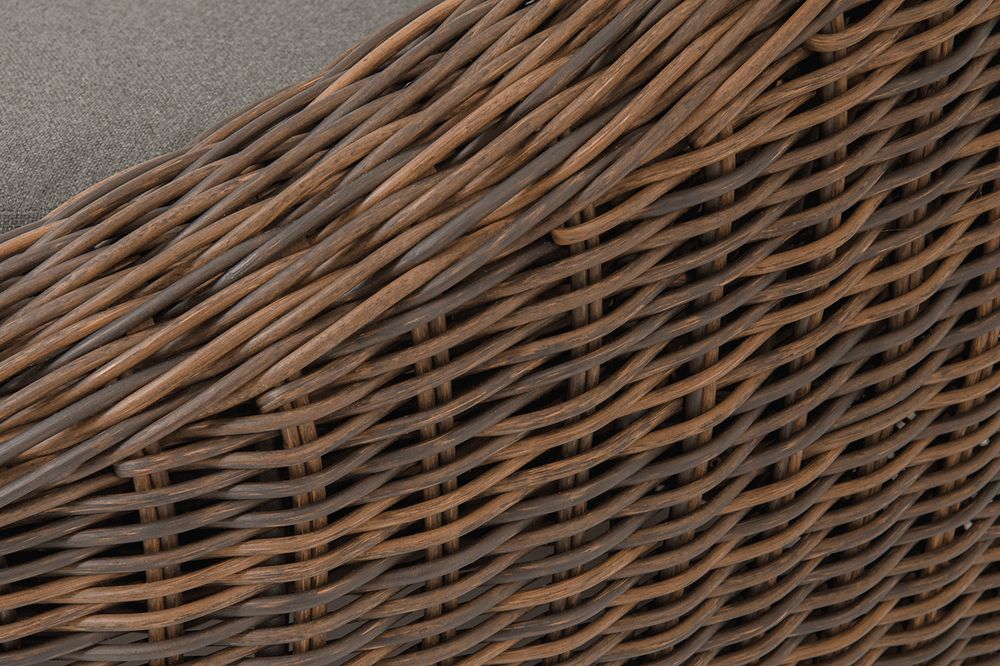 "Барселона" кресло из искусственного ротанга, цвет коричневый