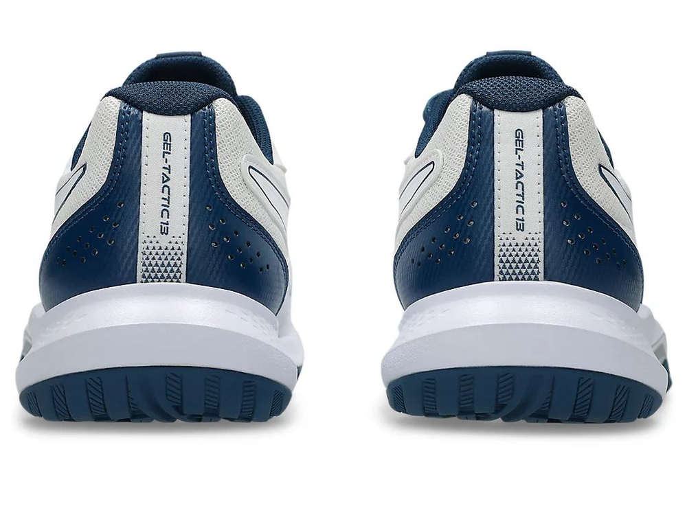 Мужские кроссовки для бадминтона/сквоша Asics Gel-Tactic 13 - white/mako blue