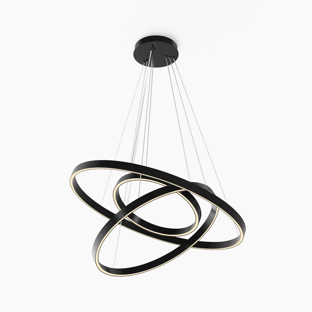 Подвесной светодиодный светильник Maytoni Rim MOD058PL-L100BK