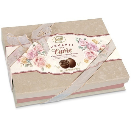 Шоколад Фелетти Лисетте Молочный Шоколад с Какао-Бобами / Feletti Lisette 300г