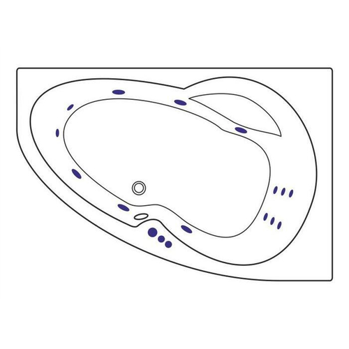 Акриловая ванна Excellent Newa P Smart 160x95 WAEX.NEP16.SMART